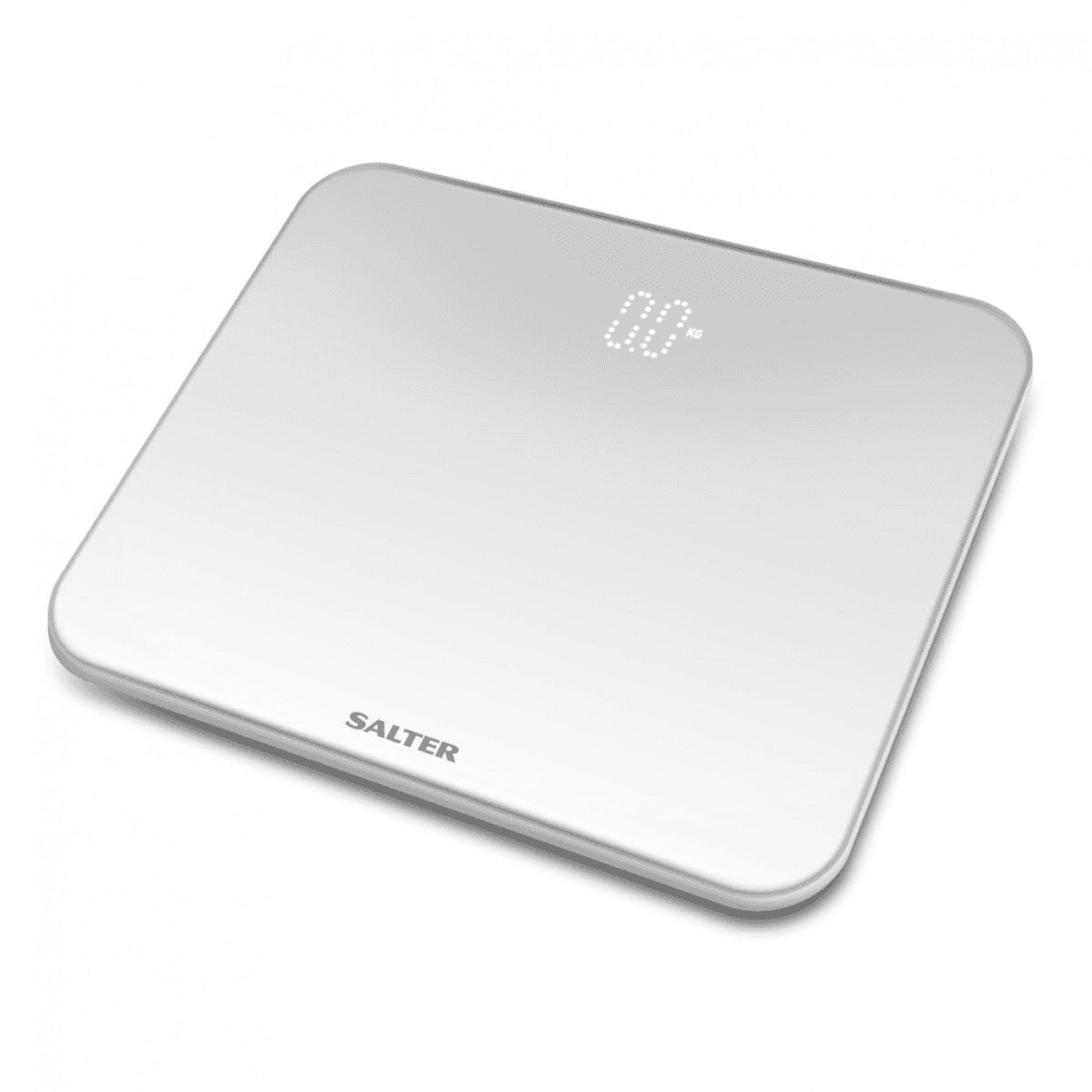 Ghost Bathroom scale, 30 x 24 x 2.5cm, White/Led Display