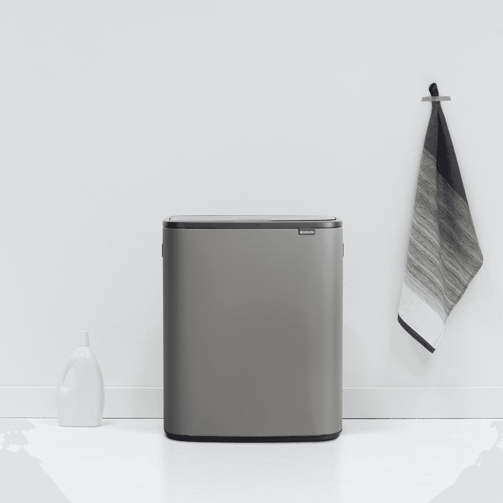Bo Touch bin, 30 litre, Mineral Concrete Grey