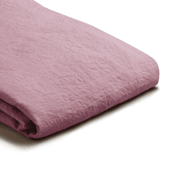 Image showing the Cotton Linen Mix Duvet Cover, King, Raspberry product.