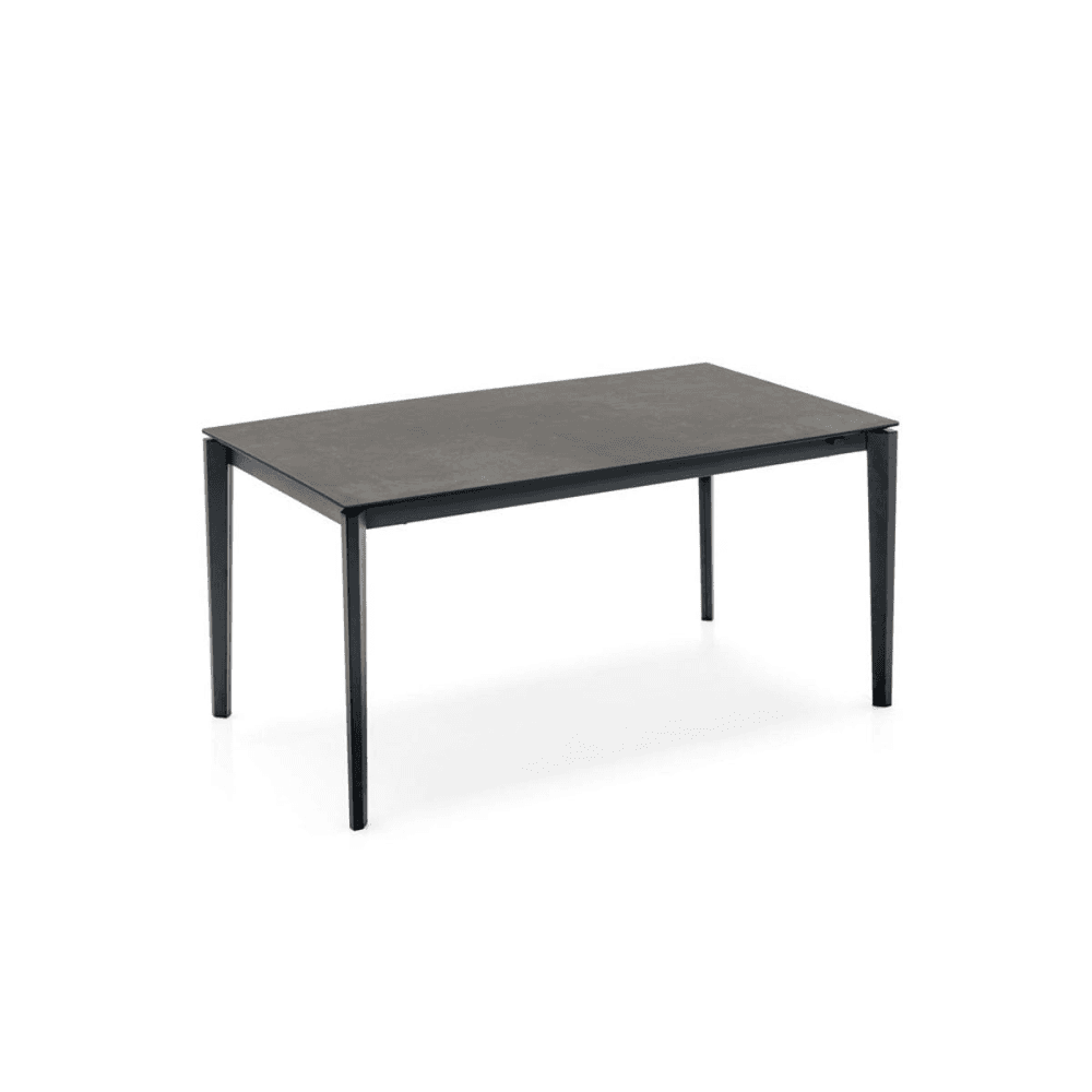 Rocca Ceramic Extending Table, L130-230cm, Black