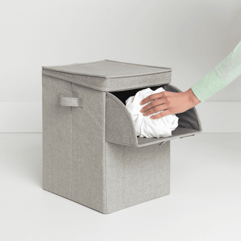 Stackable laundry box, 35 litre, Grey