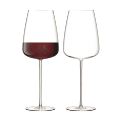 Image showing the Wine Culture Pair of red wine grand glasses, 800ml, clear product.