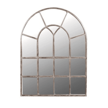 Arched Multi-window mirror, 122 x 92cm